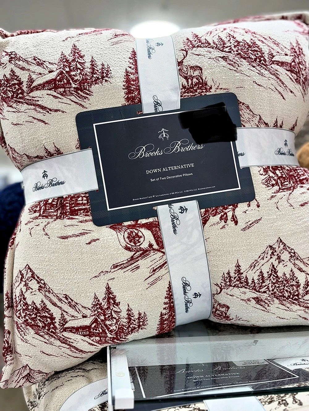 Pendleton Down Alternative Blanket in Red & Cream NWT